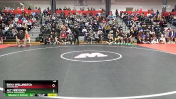 140 lbs Cons. Round 4 - Ryha Wellington, Washington vs Aly Erickson, Vinton-Shellsburg