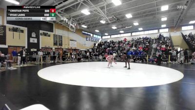 132 lbs Consolation - Cristian Pote, Danbury vs Ryan Laing, Norwalk