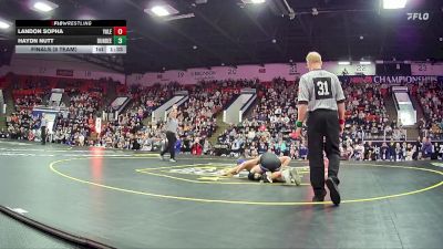 120 lbs Finals (8 Team) - Haydn Nutt, Dundee HS vs Landon Sopha, Yale HS