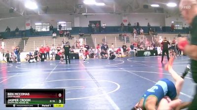 130 lbs Cons. Round 5 - Jasper Croom, Grappling House WC vs Ben McComas, Unattached