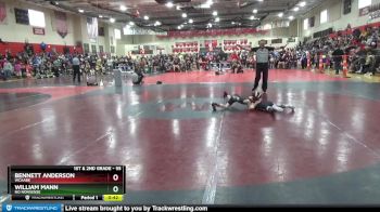 55 lbs Cons. Round 3 - William Mann, No Nonsense vs Bennett Anderson, WCAABE