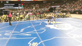 1st Place Match - Lauren Frihauf, Seward vs Madelynn Bohnet, South Sioux City