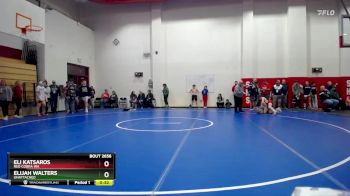 120 lbs Cons. Round 5 - Elijah Walters, Unattached vs Eli Katsaros, Red Cobra WA