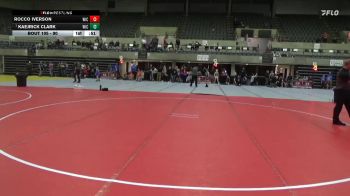 90 lbs 1st Place Match - Kaejrick Clark, American Outlaws Wrestling vs Rocco Iverson, Blaine Wrestling Club