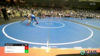 98 lbs Round Of 16 - Easton Witters, Deer Creek Wrestling Club vs Kyron Nash, Berryhill Wrestling Club
