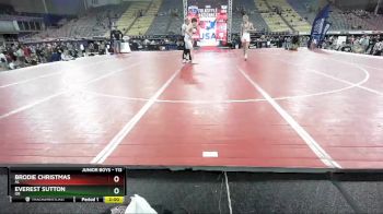 113 lbs Quarterfinal - Brodie Christmas, AL vs Everest Sutton, OR