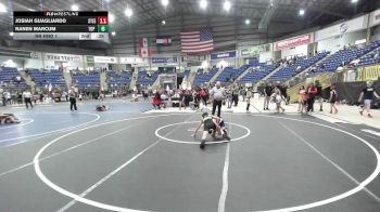 82 lbs Quarterfinal - Landon Abbas, Black Fox Wrestling Academy vs Leihum Twombly, Nebraska Elite WC