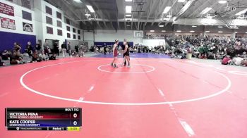 110 lbs Champ. Round 2 - Kate Cooper, Lindenwood University vs Victoria Pena, Texas Women`s University