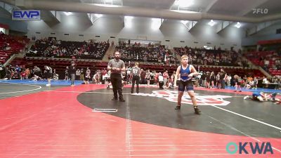 120 lbs Quarterfinal - Hazen Crank, R.A.W. vs Cohen Whiteley, Broken Arrow Wrestling Club