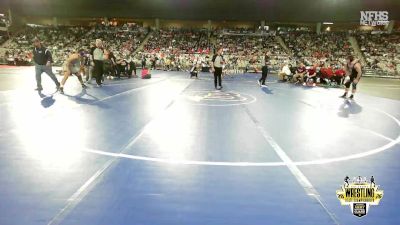 B3A-150 lbs Quarterfinal - Manny Botone, Anadarko vs Bowdy Thomason, Blackwell