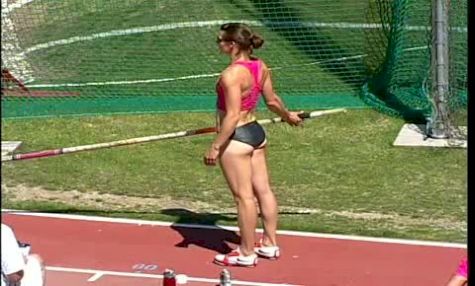 Nike pole vault miss, first attempt 14.11