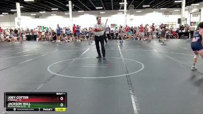 84 lbs Round 1 (4 Team) - Joey Cotter, CTWHALE vs Jackson Hull, Revolution Elite