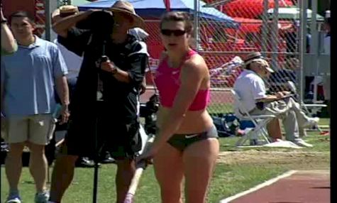 Lacy Janson pole vault run through miss