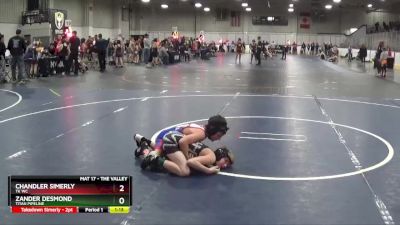 75 lbs Champ. Round 1 - Zander Desmond, Titan Pipeline vs Chandler Simerly, TK WC