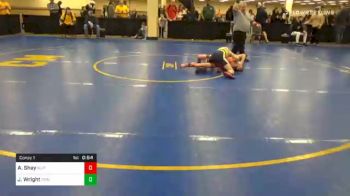 85 lbs Consolation - Aden Shay, Slippery Rock vs Jake Wright, Trinity