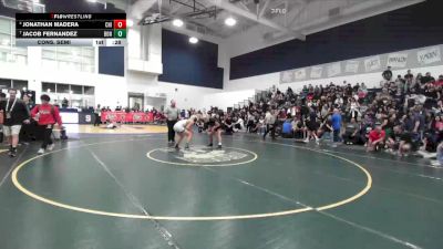 132 lbs Cons. Semi - Jonathan Madera, Chino vs Jacob Fernandez, Bonita