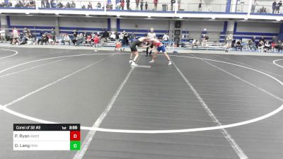 149 lbs Consi Of 32 #2 - Patrick Ryan, American University vs Drew Lang, Princeton U