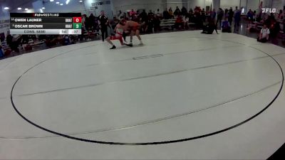 116 lbs Cons. Semi - Owen Launer, Kearney vs Oscar Brown, Scottsbluff Wrestling Club