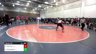 195 lbs Round Of 32 - Damian Herrera, Palm Desert vs Eric Castaneda, Adelanto