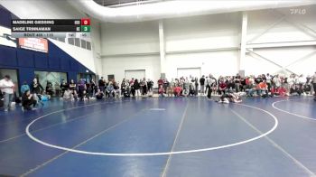 115 lbs Cons. Round 4 - Madeline Giessing, Herriman vs Saige Trinnaman, Box Elder