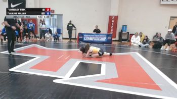 103 lbs 1st Place Match - Alexis Miller, Oklahoma City University vs Aynsley Fink, Ottawa University