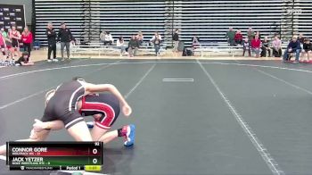 92 lbs Round 5 (10 Team) - Jack Yetzer, Noke Wrestling RTC vs Connor Gore, Wolfpack WC