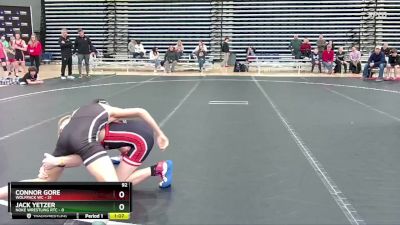 92 lbs Round 5 (10 Team) - Jack Yetzer, Noke Wrestling RTC vs Connor Gore, Wolfpack WC