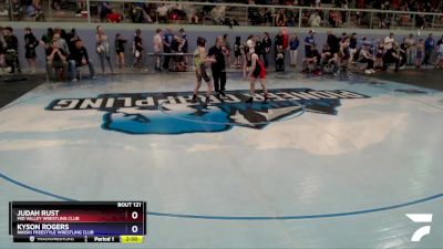 86 lbs Round 2 - Kyson Rogers, Nikiski Freestyle Wrestling Club vs Judah Rust, Mid Valley Wrestling Club