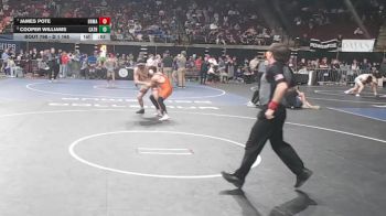 D 1 165 lbs 5th Place Match - Cooper Williams, Catholic - B.R. vs James Pote, Brother Martin