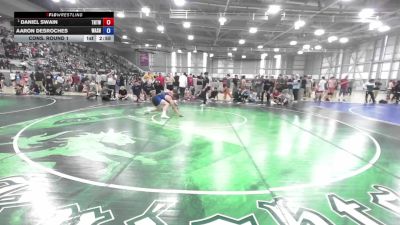 74-78 lbs Semis - Daniel Swain, Team Newport Tornadoes Wrestling Club vs Aaron DesRoches, Washington
