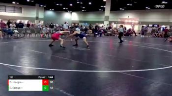 132 lbs Round 2 (16 Team) - Oscar Hinojos, Eaglecrest Raptors vs Charles Driggs, West Forsyth