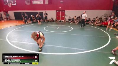 110 lbs Round 5 (6 Team) - Gavin Chambers, High Plains Marauders vs Merrick Blackston, Big Dog Ranch