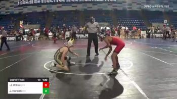 120 lbs Quarterfinal - Jordyn Willie, Colorado Outlaws vs Jarrett Hansen, Cox WC