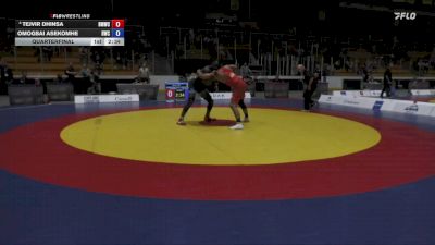 97kg Quarterfinal - Tejvir Dhinsa, Burnaby Mountain Wrestling Club vs Omogbai Asekomhe, Hamilton Wrestling Club