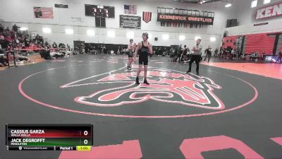 144 lbs Cons. Round 1 - Jack DeGrofft, Pendleton vs Cassius Garza, Walla Walla