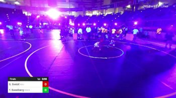 54 lbs Final - Sadie Sweat, Kalispell WC vs Theodore Swedberg, Moen Wr Ac