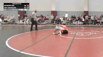 157 lbs Consi Of 8 #1 - Raymond Cmil, VMI vs Joey Showalter, North Carolina