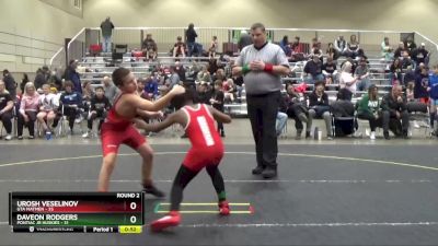 101/112 Round 2 - Daveon Rodgers, Pontiac Jr Huskies vs Urosh Veselinov, GTA Matmen