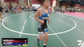 125 lbs Round 2 - Hunter Avalos, Spartan Mat Club vs Javi Cisneros, ReZults Wrestling