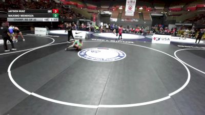 132 lbs Champ. Rd Of 32 - Maximo Mendoza vs Jayden Ruiz, Granite Wrestling Club
