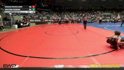 64 lbs Round Of 32 - KEAGAN McWILLIAMS, Thoroughbred Wrestling Academy vs Brayden Robbins, AWA