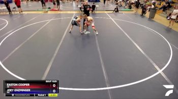 126 lbs Cons. Round 5 - Easton Cooper, WI vs Joey Enzminger, ND
