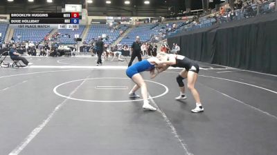110 lbs 1st Place Match - Dixie Holliday, Murray State vs Brooklyn Huggins, Northern Oklahoma College- Tonkawa