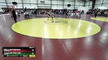 115 lbs Quarterfinal - Kaaulani Hew-Len, Hunter vs Bella Butterfield, Riverton
