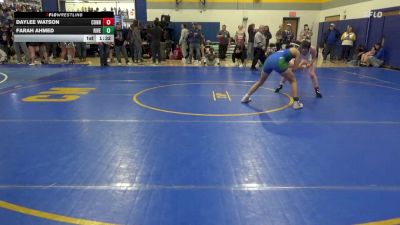 112 lbs Round Of 16 - Daylee Watson, Conneaut vs Farah Ahmed, Riverbend-VA