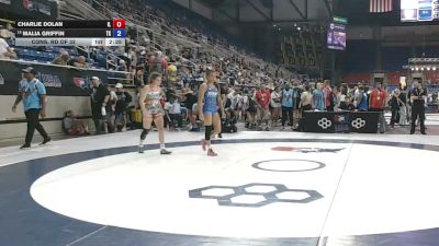 125 lbs Cons. Rd Of 32 - Charlie Dolan, Illinois vs Malia Griffin, Texas