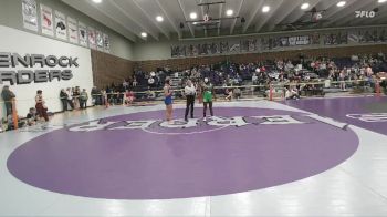 130 lbs Quarterfinal - Olyvia Roscoe, Kelly Walsh vs Ava Angelos, Thunder Basin