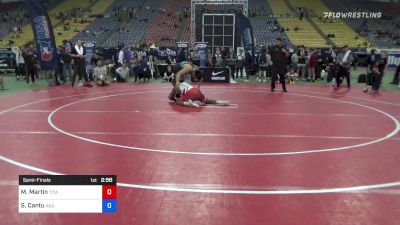 86 kg Semifinal - Myles Martin, Titan Mercury Wrestling Club (TMWC) vs Santos Cantu, Indiana RTC