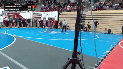 130 lbs Cons. Round 3 - Brooklynn Bates, Clinton Prairie vs Makenna Mckee, Rochester Community