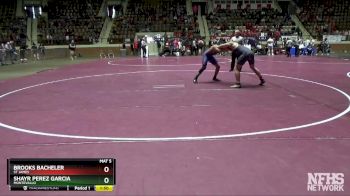 182 lbs Champ. Round 2 - Shayr Perez Garcia, Montevallo vs Brooks Bacheler, St James